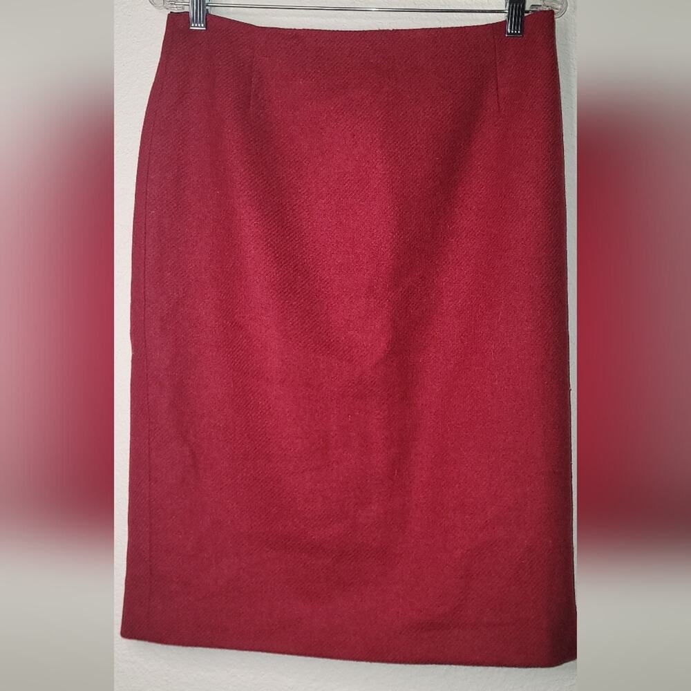 Boden 100% Wool Tweed Lined Midi Skirt Boardroom Corpcore Office Siren Size 8